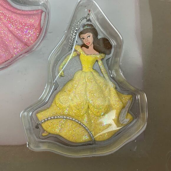 NIB Seasons from Hallmark Disney Princess Holiday Ornaments 2 Set of 5 NEW - Picture 7 of 15